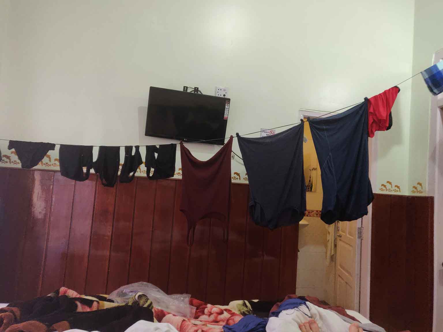 On fait sécher les slips !