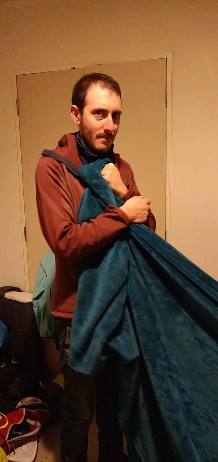 Romain dit adieu à notre fidèle plaid